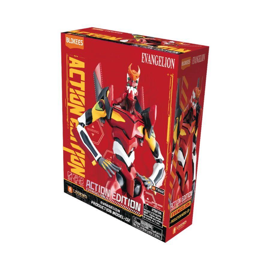 Evangelion – Action Edition EVA Unit-02 Production Model Kit - Blokees