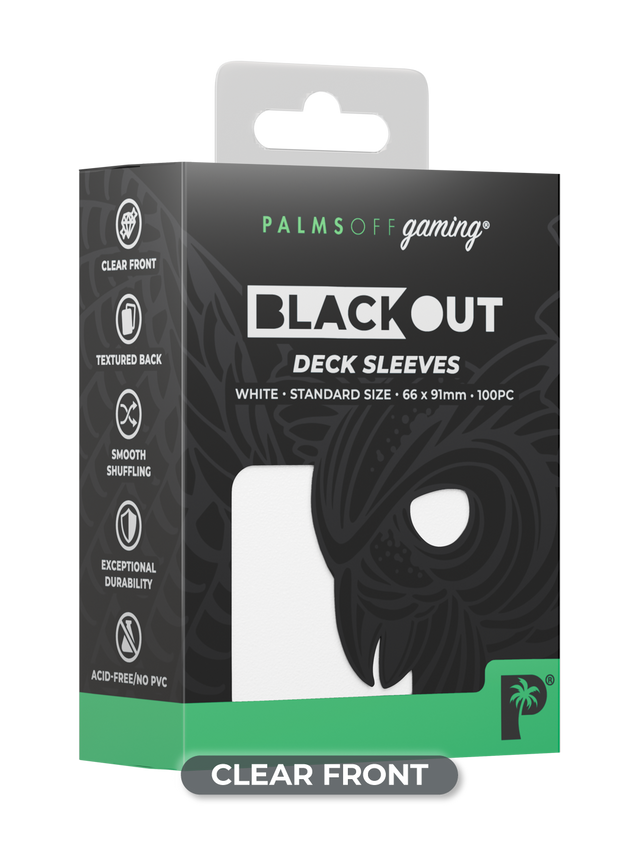 Blackout Deck Sleeves - Standard Size - Clear