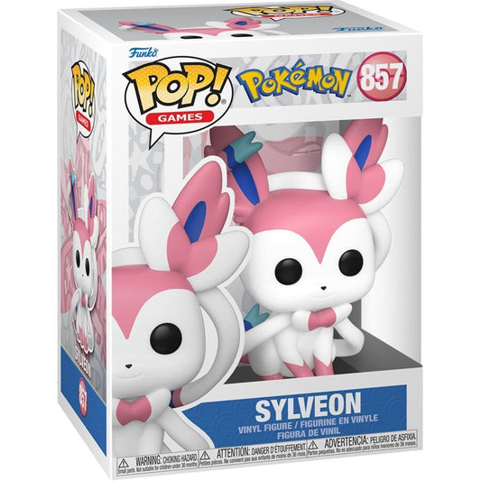 Funko Pop! Sylveon figure packaging with Pokémon branding