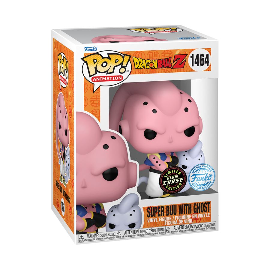 Dragon ball Z - Super Buu w/Ghost Pop! Vinyl (Chase)