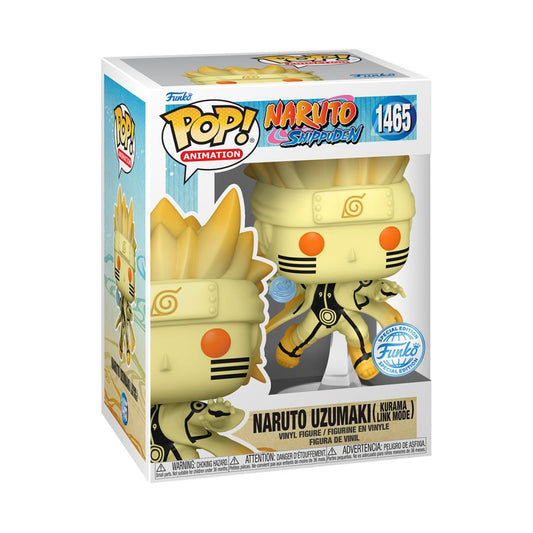 Funko Pop! Naruto figurine packaging with character illustration on a white background