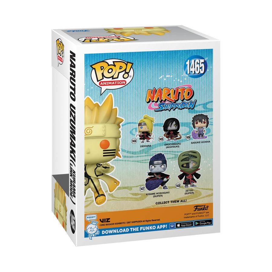 Funko Pop! Naruto figurine packaging on a white background
