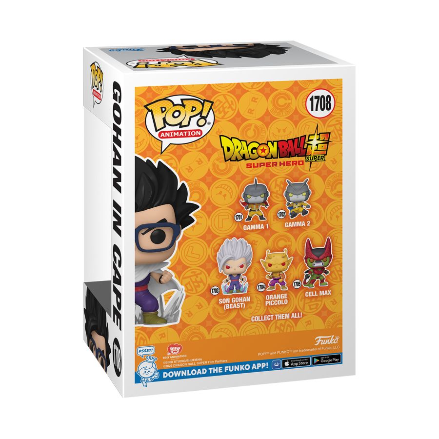 Dragon Ball Super: Super Hero - Gohan in Cape Pop! Vinyl