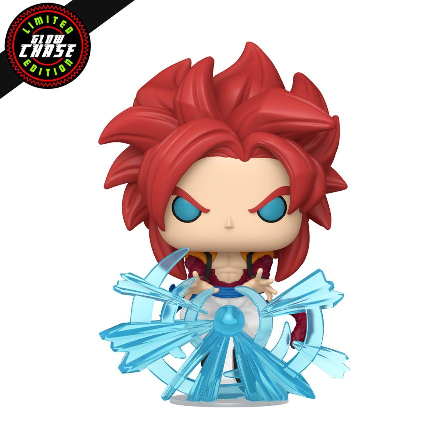 Funko Pop! vinyl figure with red hair and blue eyes, holding a blue object, on a white background.
