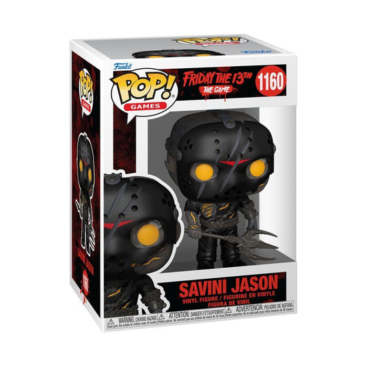 Funko Pop! vinyl figure packaging for Savini Jason from Friday the 13th