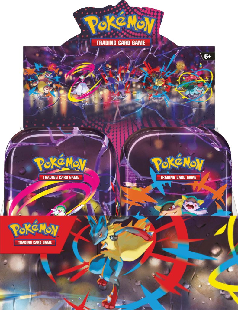 Pokémon TCG: Mega Heroes Mini Tin (SET OF 5)