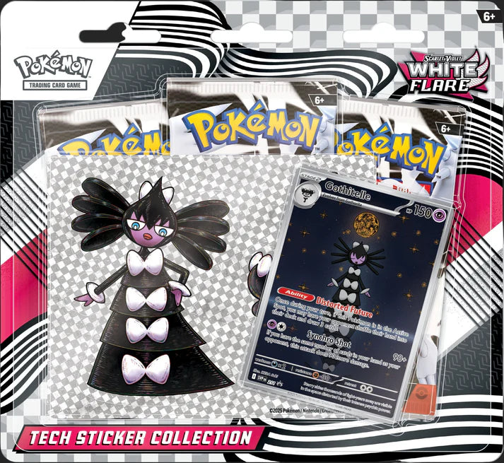 POKÉMON TCG Scarlet & Violet - White Flare Tech Sticker Blister