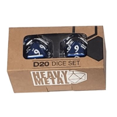 Heavy Metal D20 Dice Set
