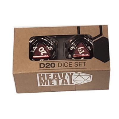 Heavy Metal D20 Dice Set