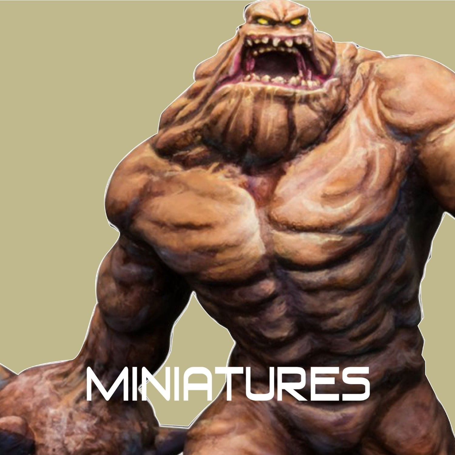 Image showcasing a collection of miniatures, highlighting Clayface from DC Comics. This highly detailed and hand-painted Clayface miniature captures the iconic character in all his menacing glory.
