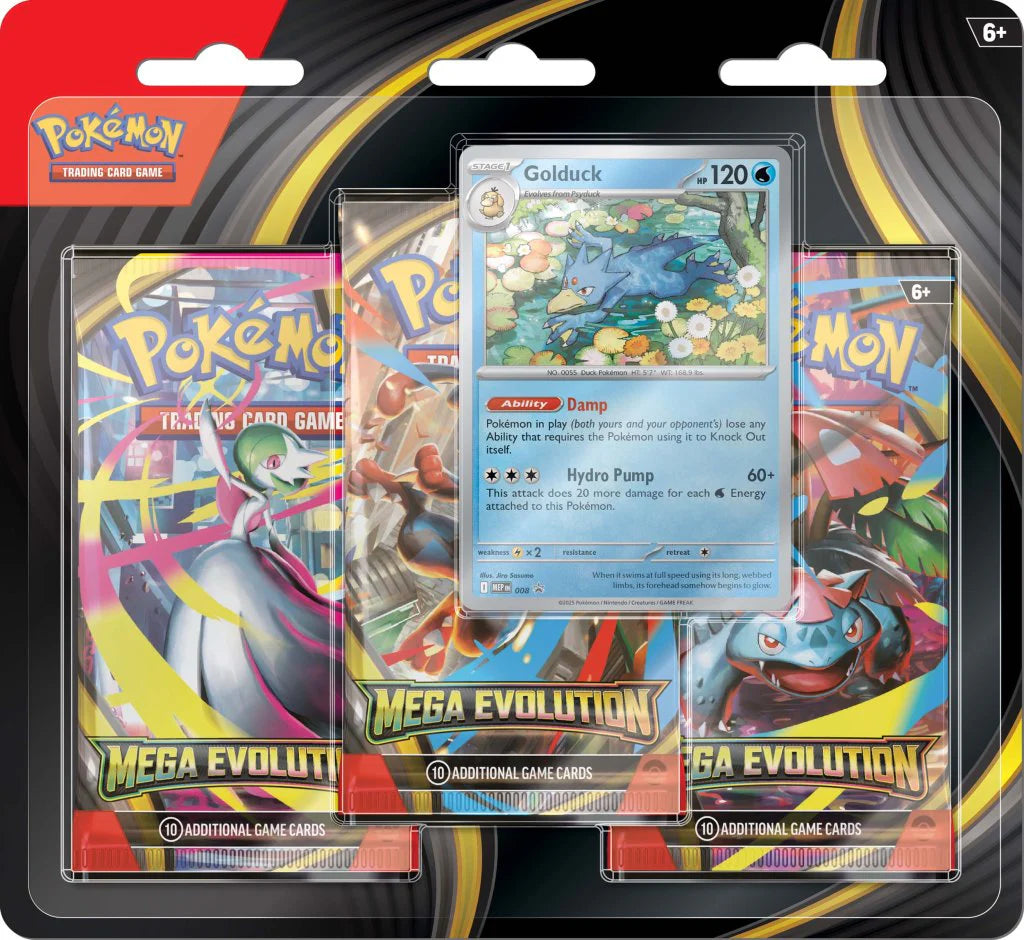 POKÉMON TCG : Mega Evolution - Three Booster Blister