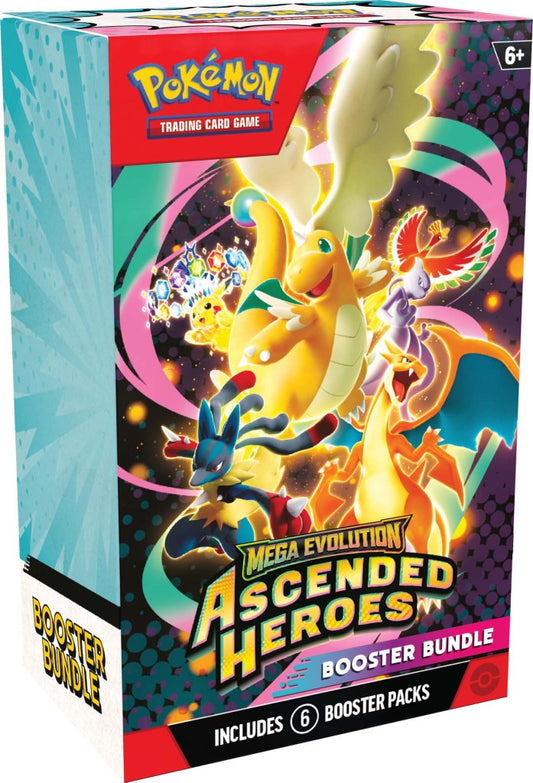 Pokémon TCG: Mega Evolution— Ascended Heroes Booster Bundle PRE ORDER 24.04.26