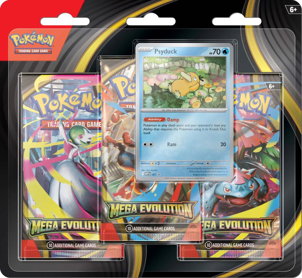 POKÉMON TCG : Mega Evolution - Three Booster Blister