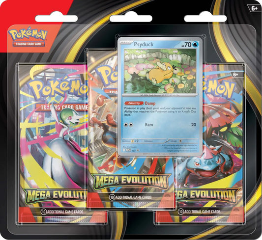 POKÉMON TCG : Mega Evolution - Three Booster Blister