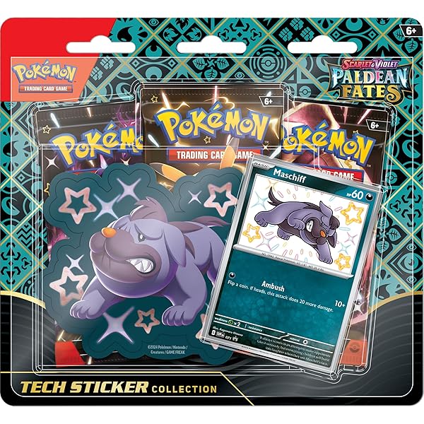 Paldean Fates Tech Sticker Blister (set of 3)