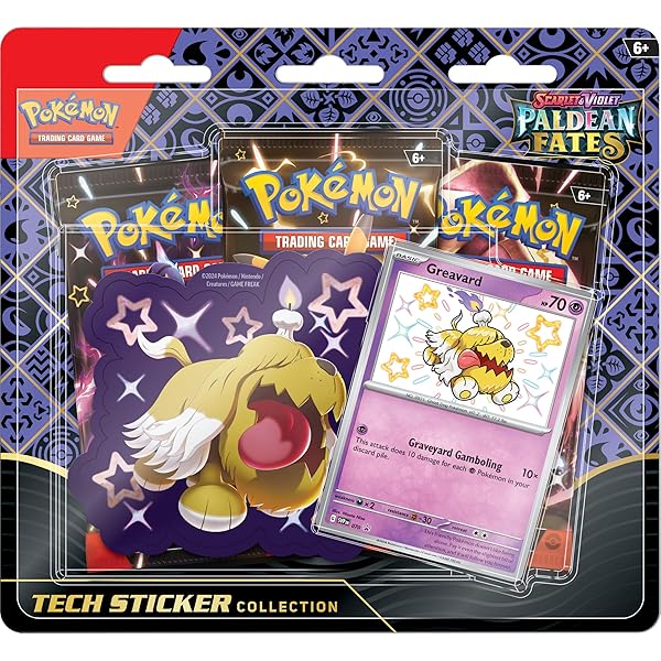 Paldean Fates Tech Sticker Blister (set of 3)