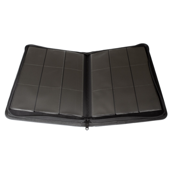 Palms Off Gaming Collector's Series 9 Pocket Zip Trading Card Binder - BLACK
