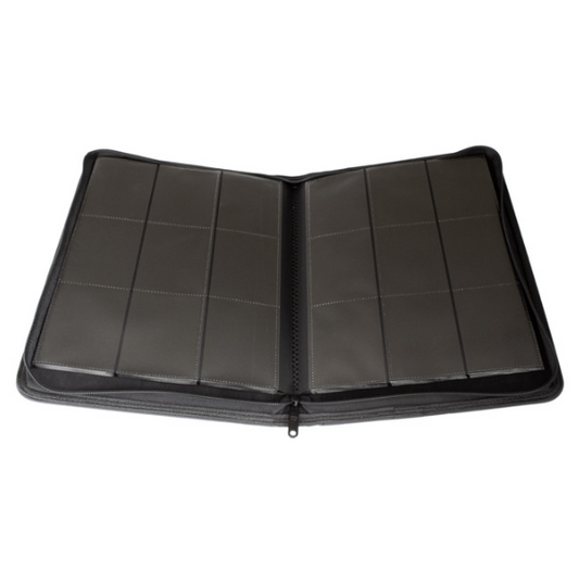 Palms Off Gaming Collector's Series 9 Pocket Zip Trading Card Binder - BLACK