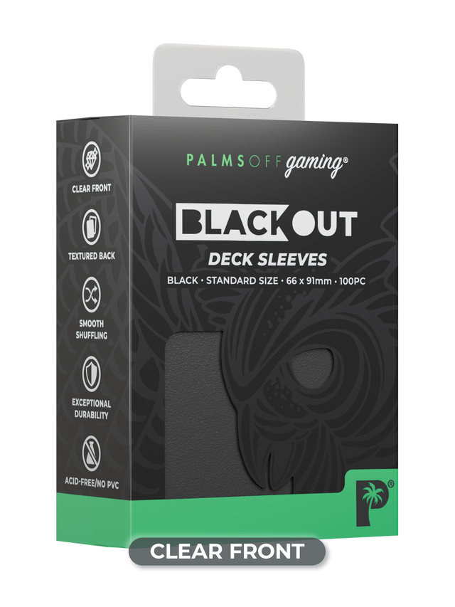 Blackout Deck Sleeves - Standard Size - Clear