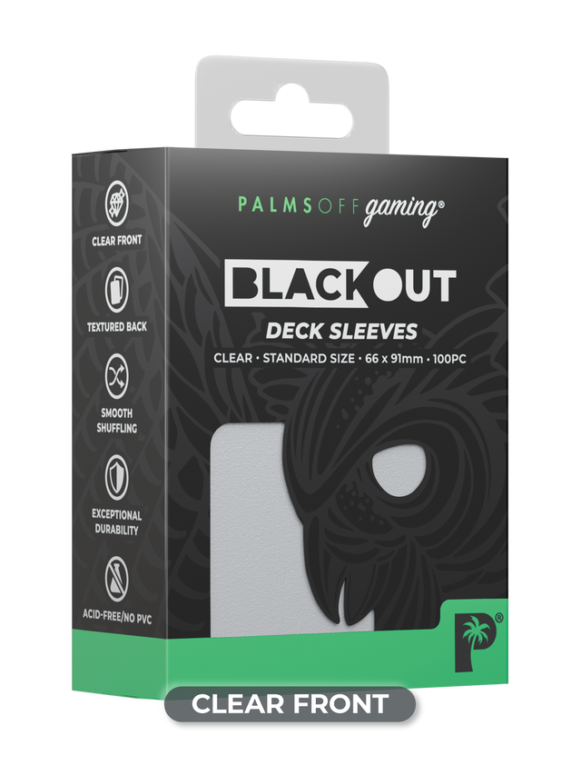 Blackout Deck Sleeves - Standard Size - Clear