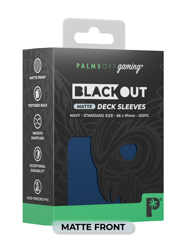 Blackout Deck Sleeves - Standard Size - Matte