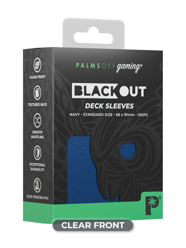 Blackout Deck Sleeves - Standard Size - Clear