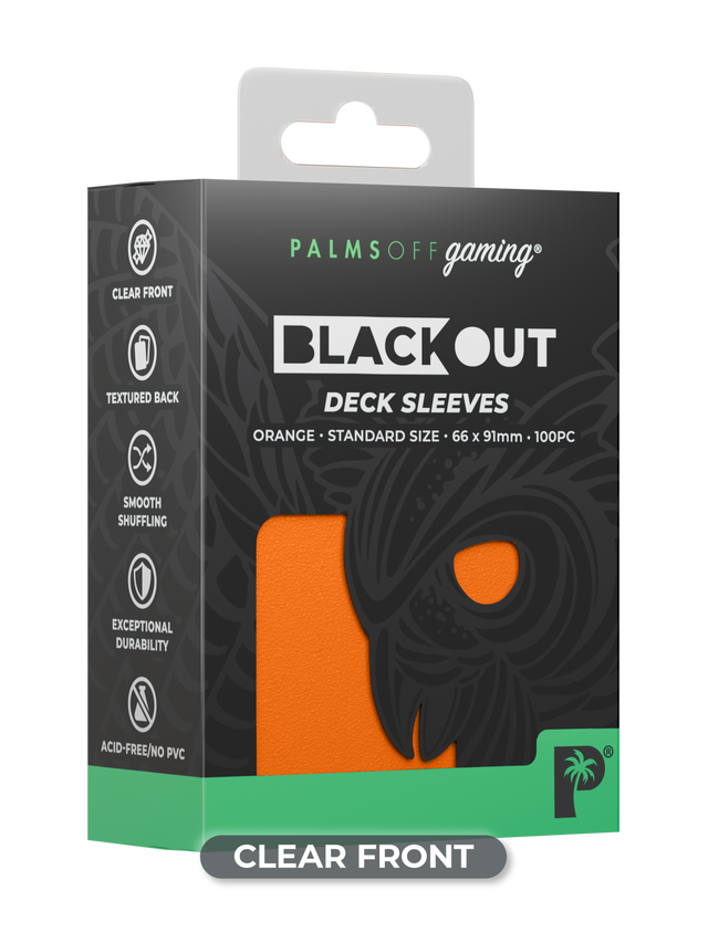 Blackout Deck Sleeves - Standard Size - Clear