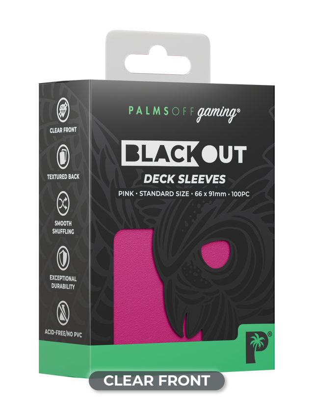 Blackout Deck Sleeves - Standard Size - Clear