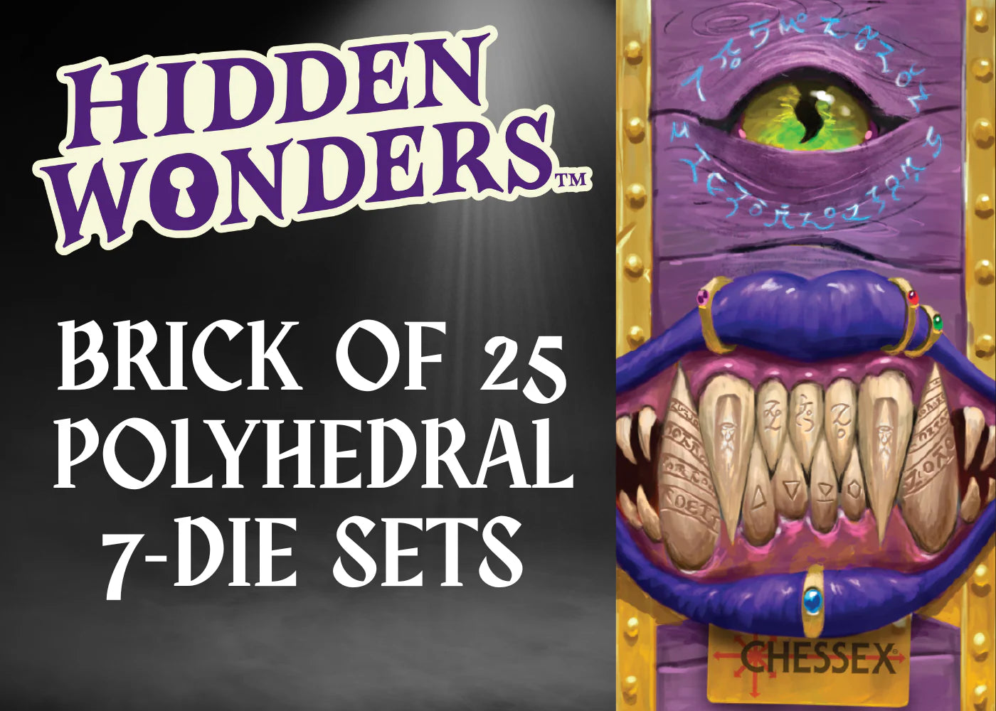 Hidden Wonders Assorted 7-Die Polyhedral Sets
