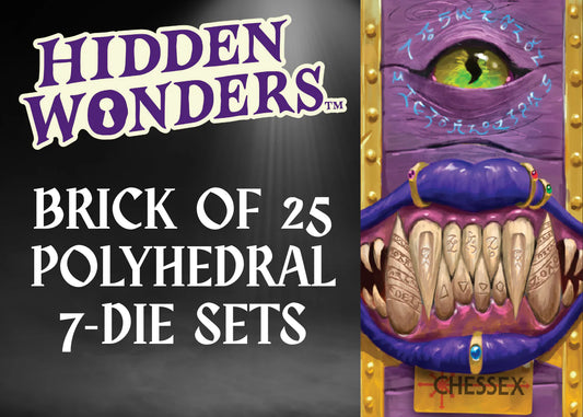 Hidden Wonders Assorted 7-Die Polyhedral Sets
