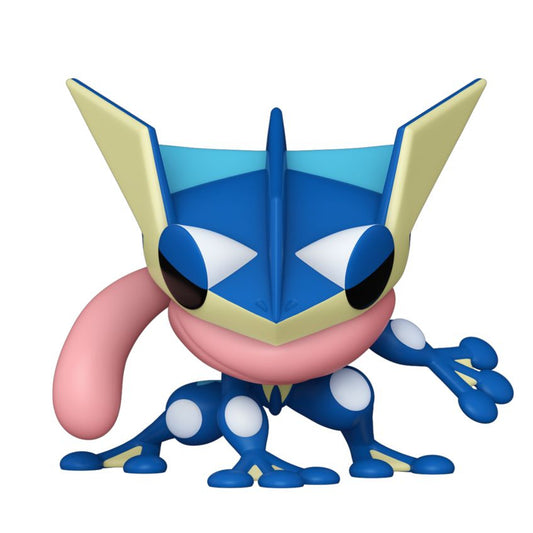 Funko Pop! vinyl figure of Greninja from Pokémon, shown against a plain white background.