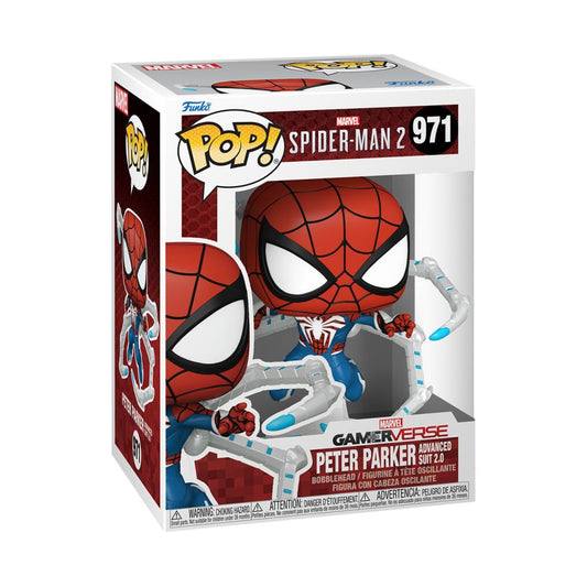 Spider-man 2 (VG'23) - Peter Parker with Advanced Suit 2.0 Pop! Vinyl
