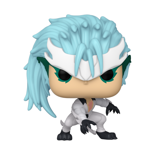 Funko Pop! vinyl figure with blue hair and green eyes on a white background