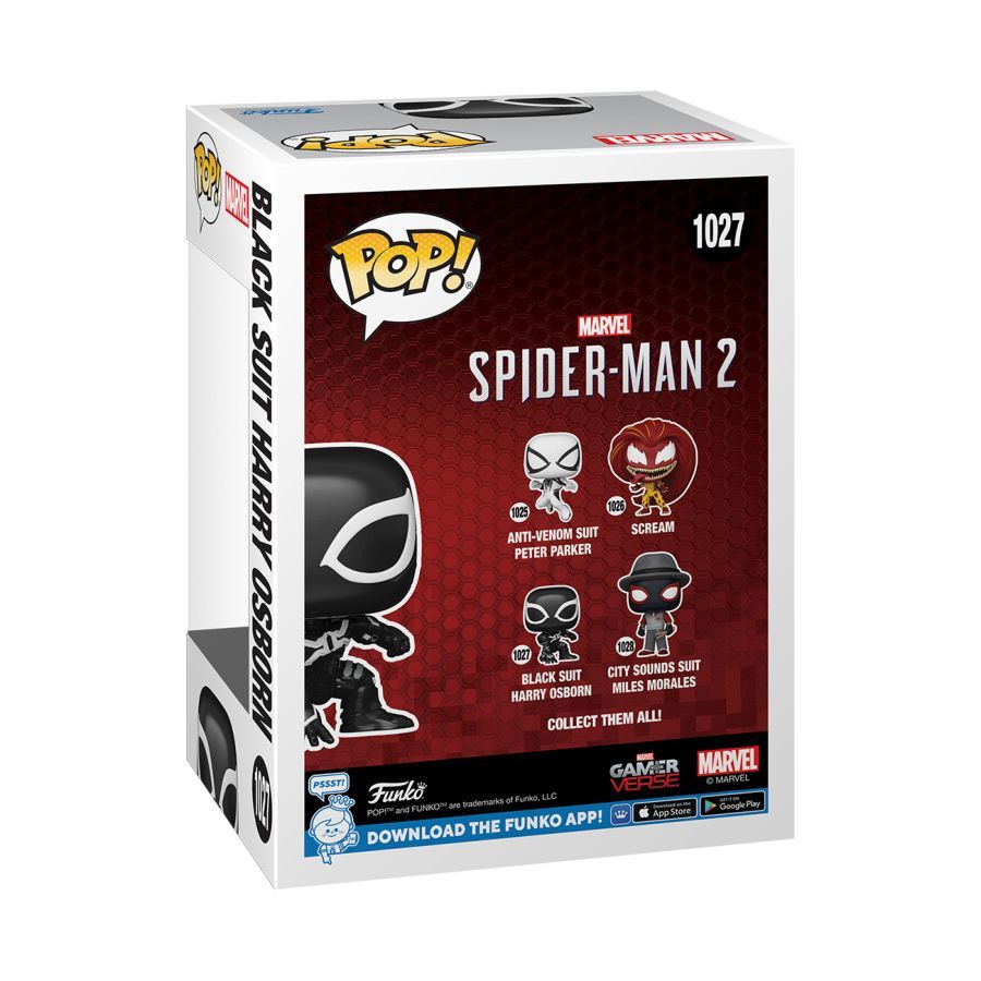 Spider-Man 2 (Gamerverse) – Black Suit Harry Osborn Pop! Vinyl
