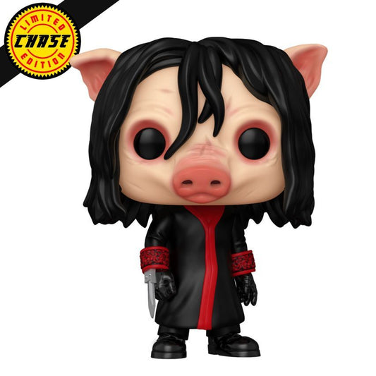 Funko Pop! vinyl figure with black hair and red accents, limited edition label.
