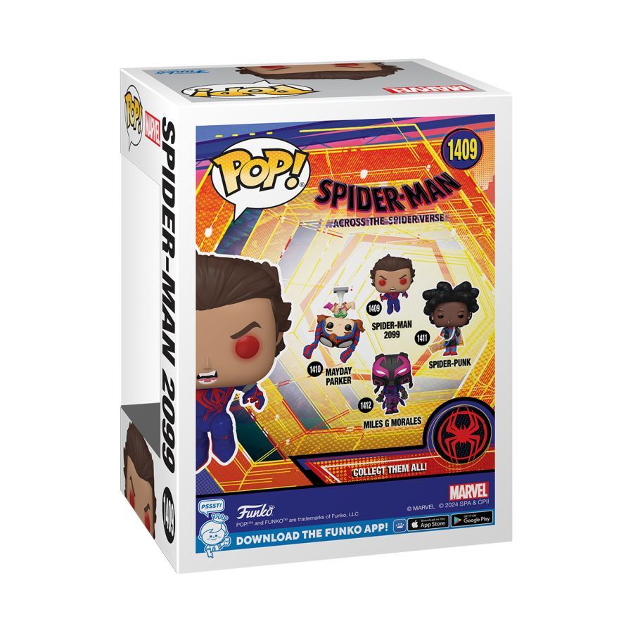 Spider-Man: Across the Spider-Verse - Spider-man 2099 (Unmasked) Pop! Vinyl