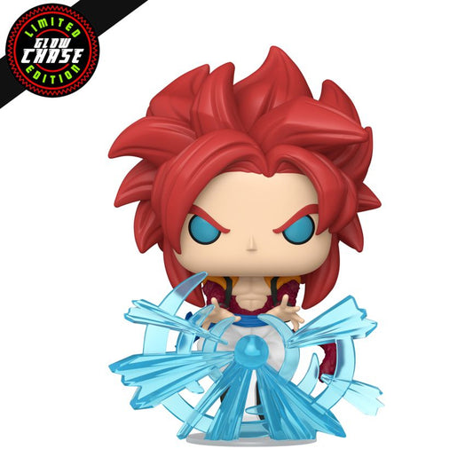 Funko Pop! vinyl figure with red hair and blue eyes, holding a blue object, on a white background.