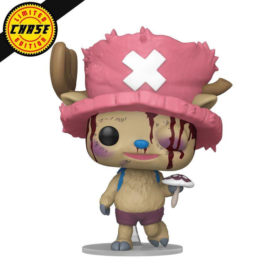 Funko Pop! vinyl figure with pink cap and beaten-like appearance, limited edition label.