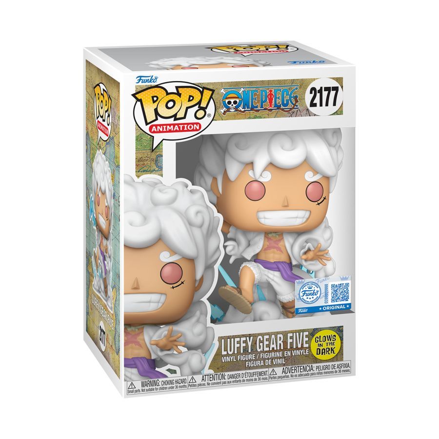 One Piece – Luffy Gear 5 Glow Pop! Vinyl