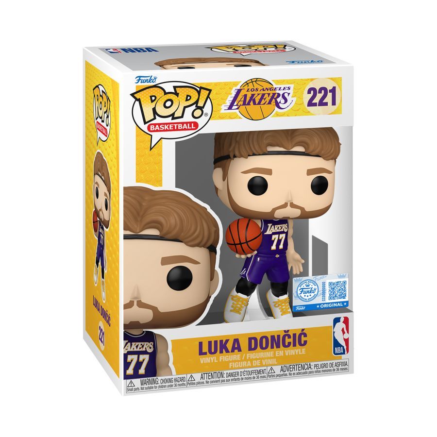 NBA: Lakers – Luka Doncic (Purple Jersey) US Exclusive Pop! Vinyl [RS]