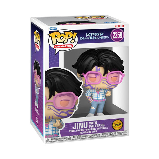 Jinu Funko Pop! vinyl figure packaging with KPOP Demon-Hunters branding