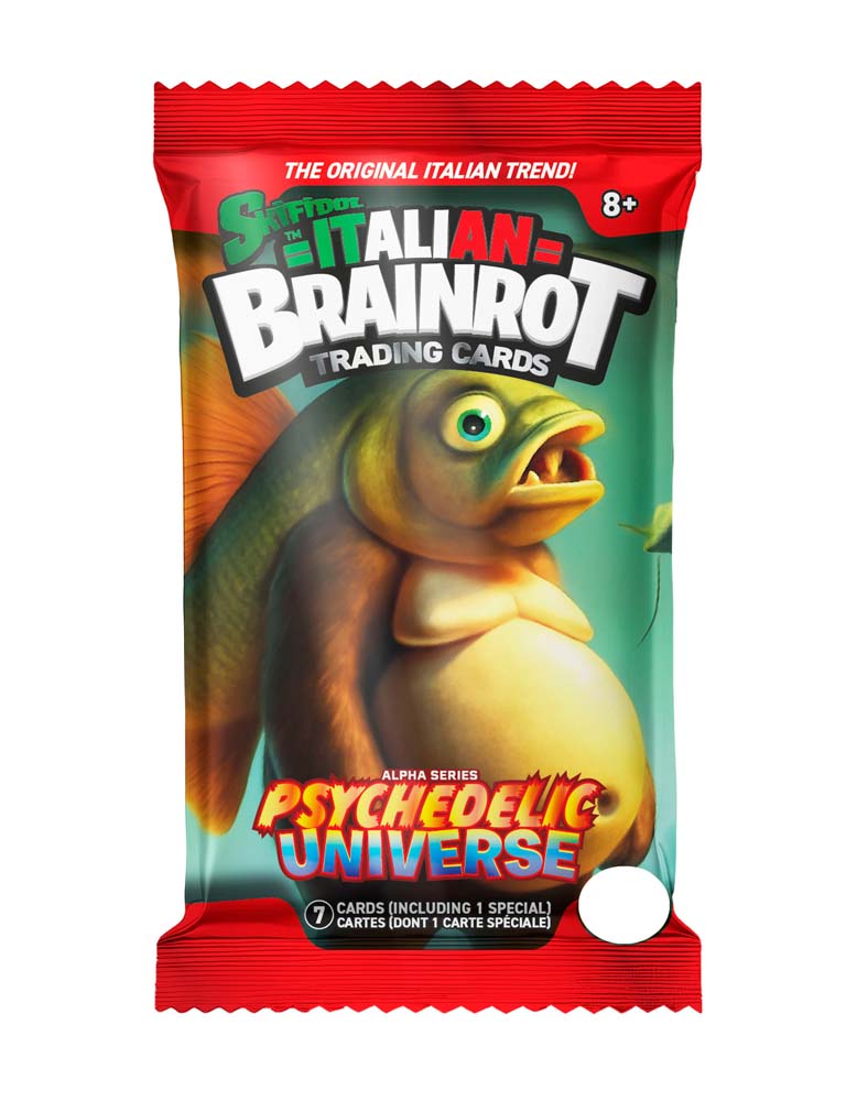 Skifidol Italian Brainrot Trading Card Game Booster Pack Box (Alpha Series)