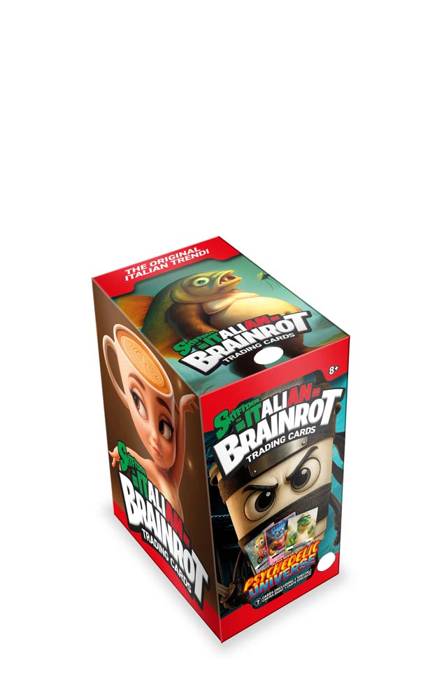 Skifidol Italian Brainrot Trading Card Game Booster Pack Box (Alpha Series)