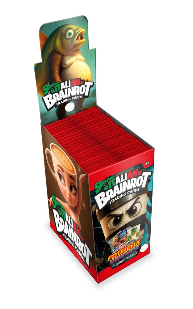 Skifidol Italian Brainrot Trading Card Game Booster Pack Box (Alpha Series)
