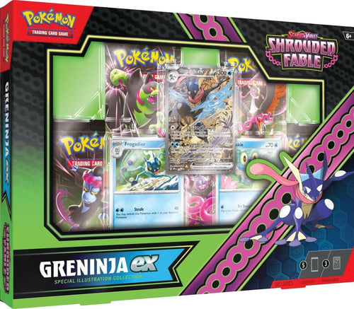 POKÉMON TCG Scarlet & Violet 6.5 Shrouded Fable Kingdra/Greninja ex Special Collection BUNDLE