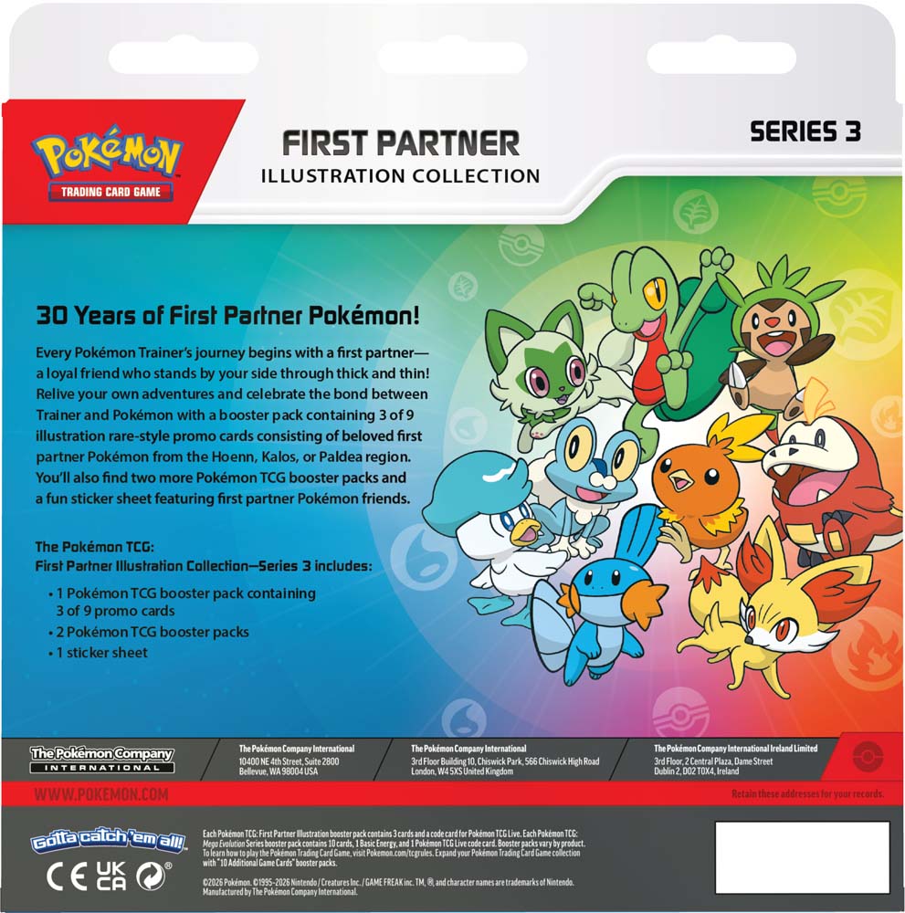 Pokemon TCG: First Partner Illustration Collection—Series 3