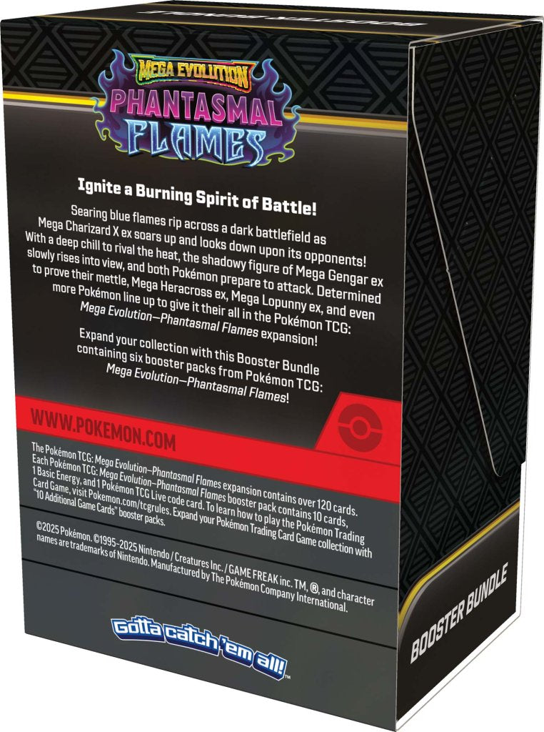 Pokemon TCG: Mega Evolution - Phantasmal Flames Booster Bundle **PREORDER 14/11