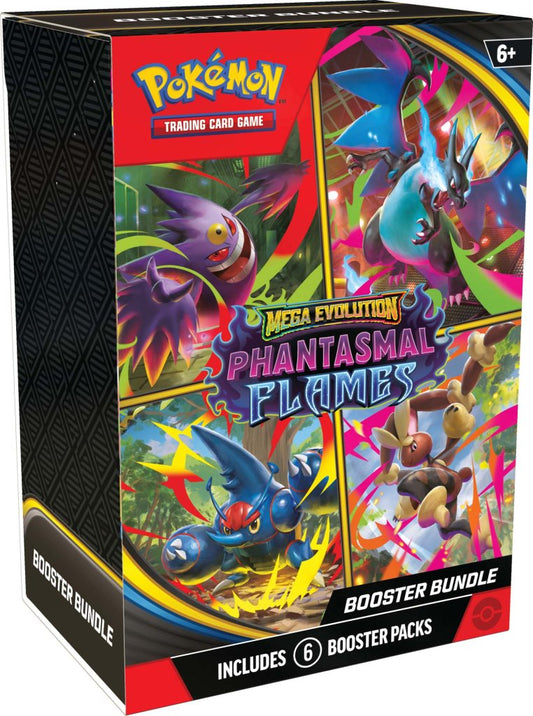 Pokemon TCG: Mega Evolution - Phantasmal Flames Booster Bundle **PREORDER 14/11