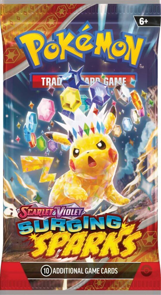 POKÉMON TCG Scarlet and Violet Surging Sparks Booster Pack (ASSORTED)