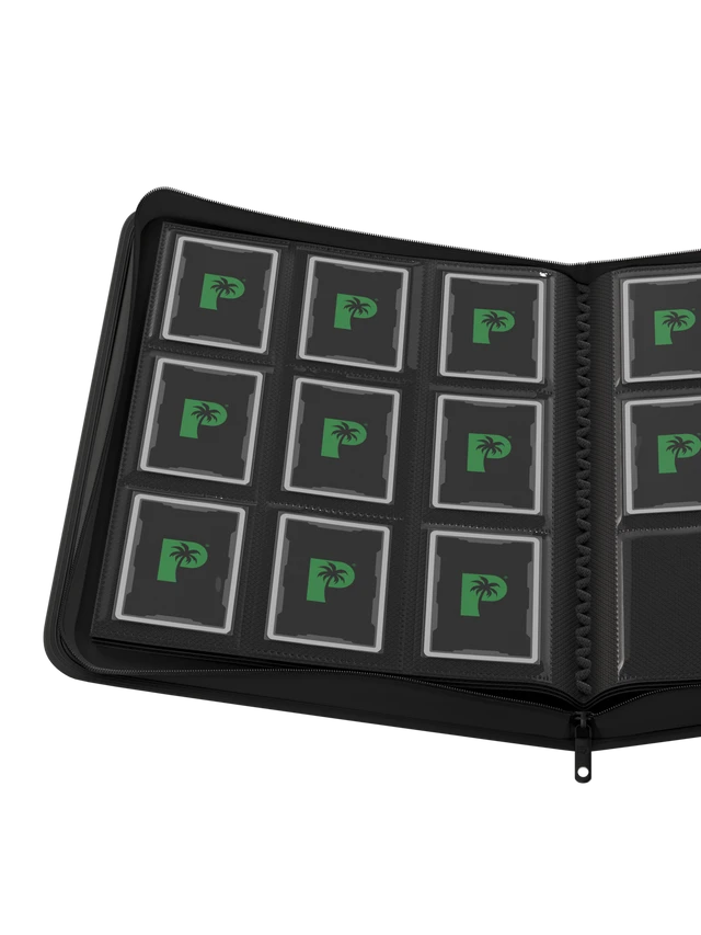 Palms Off Gaming - Stealth 9 Pocket Zip Binder - Black
